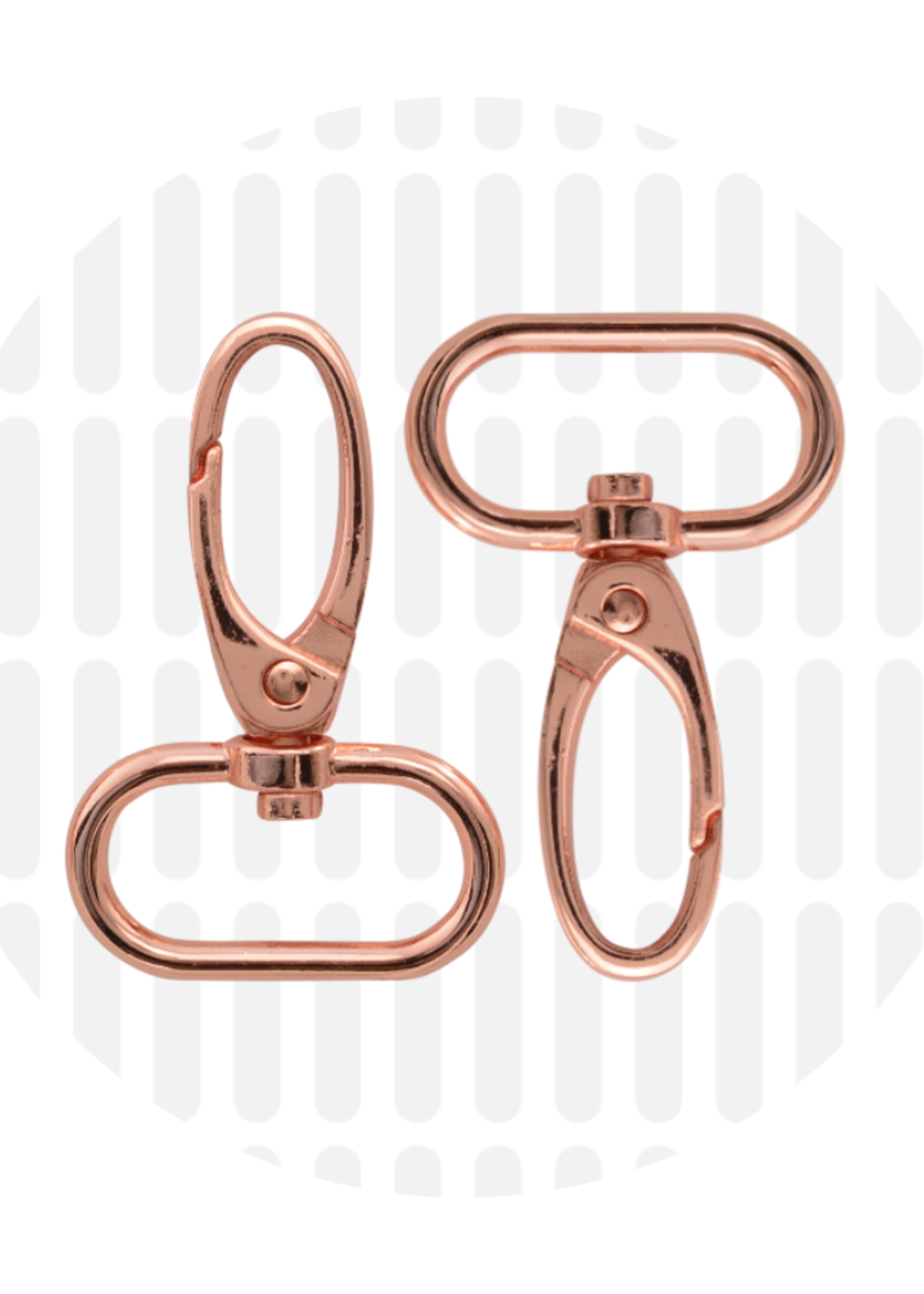 Zipper Zoo ° Musketon - Zipper Zoo - 25mm - Rosé (per 2 stuks)