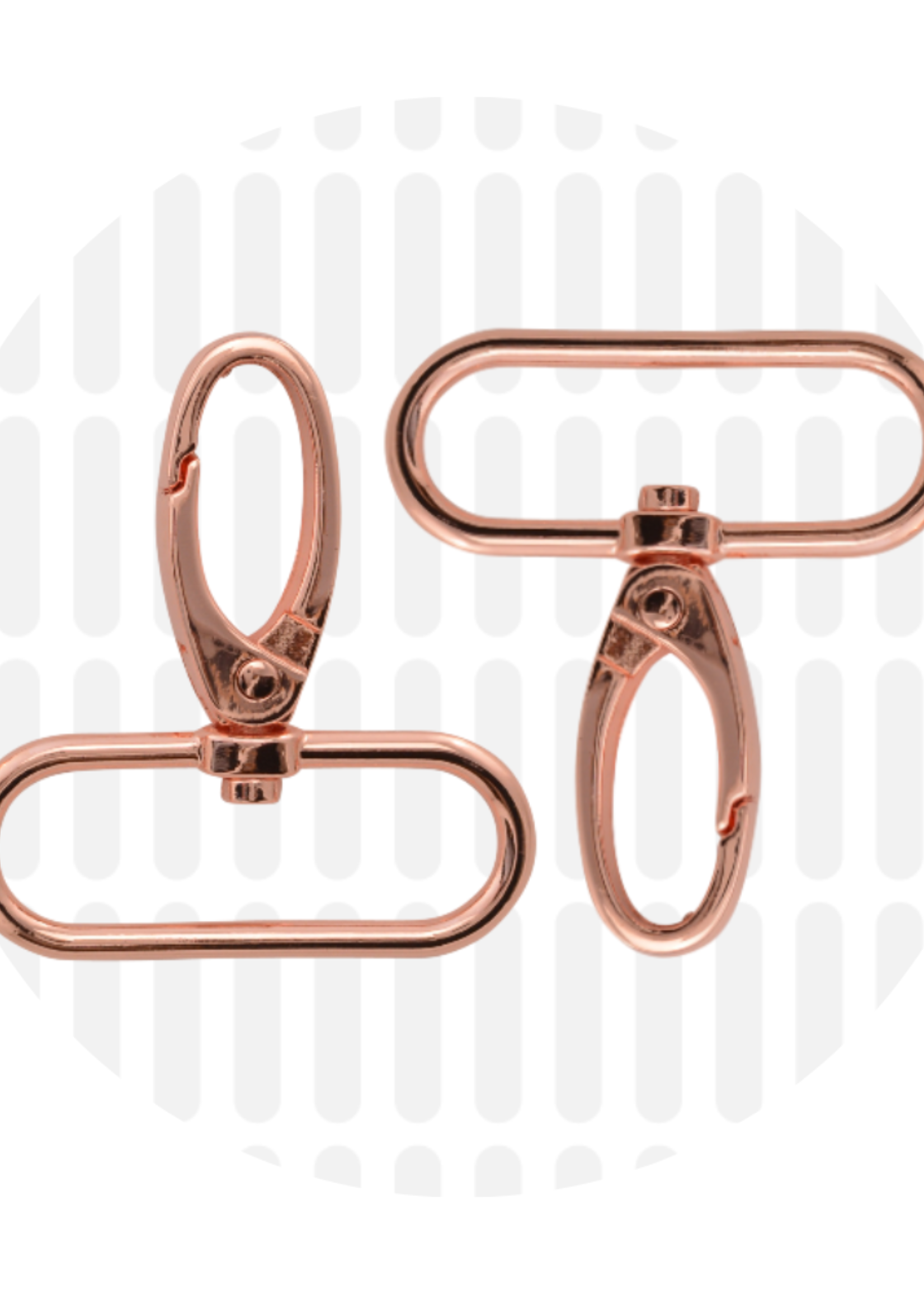 Zipper Zoo ° Musketon - Zipper Zoo - 40mm - Rosé (per 2 stuks)