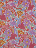 * Stof French Terry - Rainbows & Unicorns