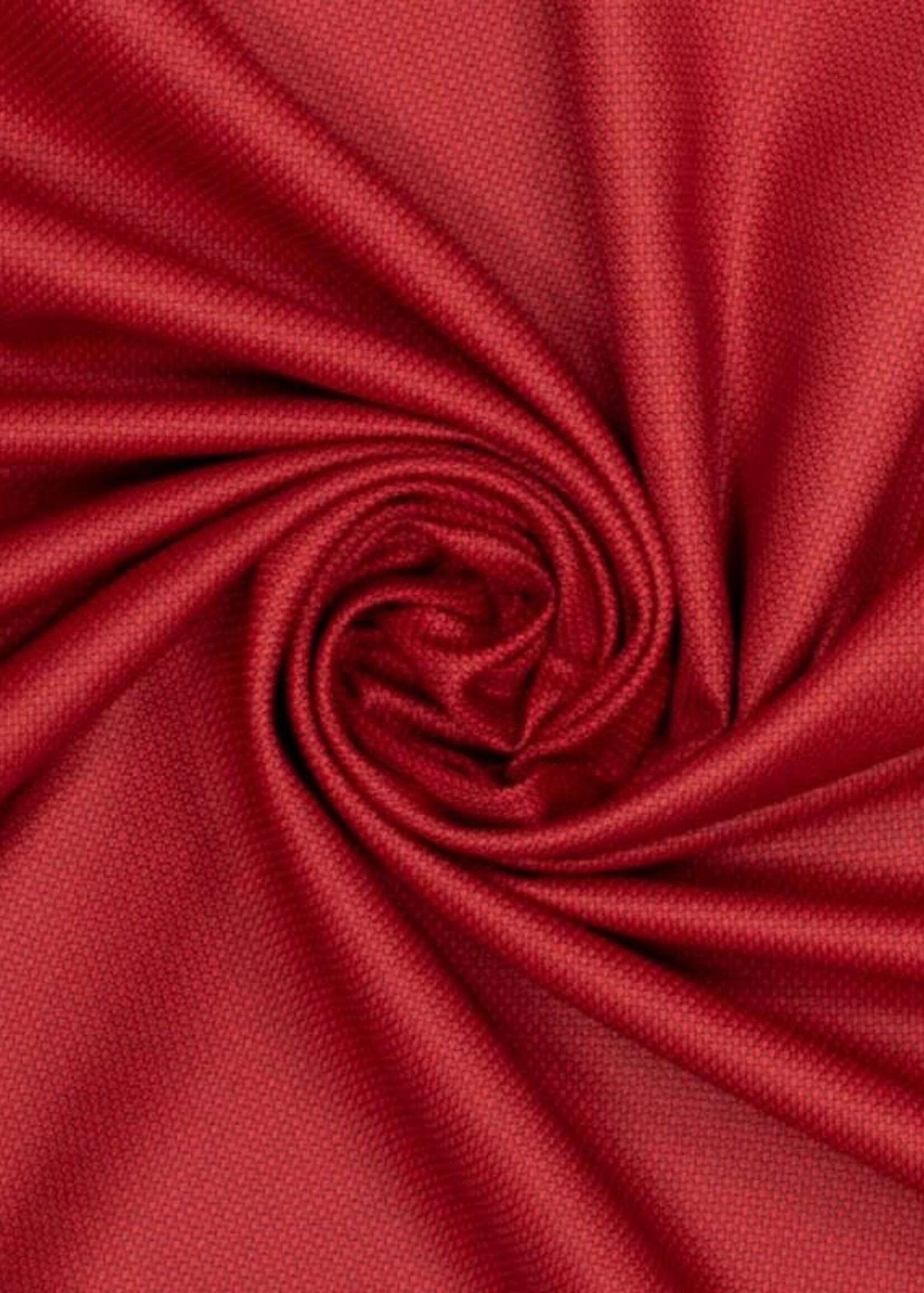 *Soepele Geweven Stof met Ananasvezel - Rood