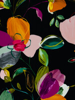 * Soepelvallende Stof - Painted Flowers