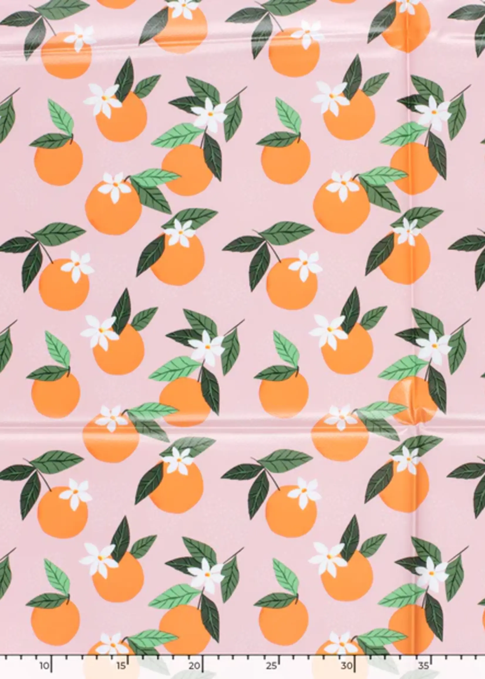 * Stof Tafelzeil - Sinaasappel