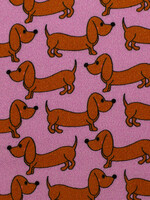 * Soepelvallende Stof - Cherry Picking - Sweet Dog