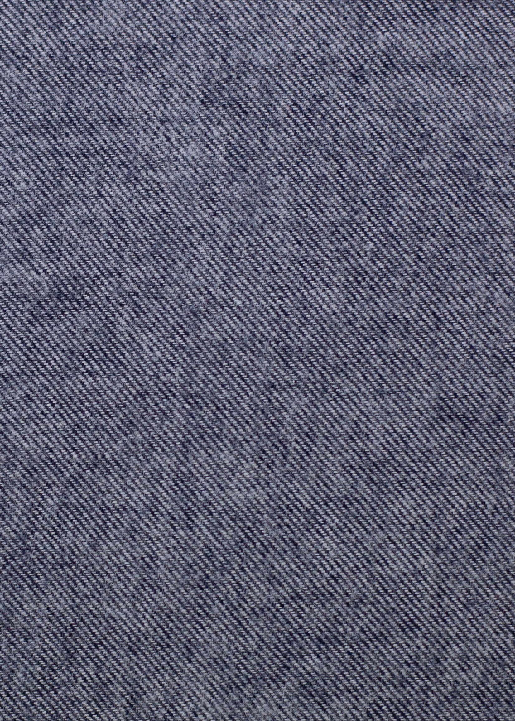 * Stof Flanel - Blauw Melange