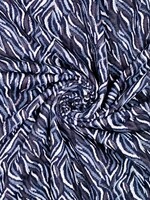 * Stof Rekbare Jacquard - Zebra Lurex