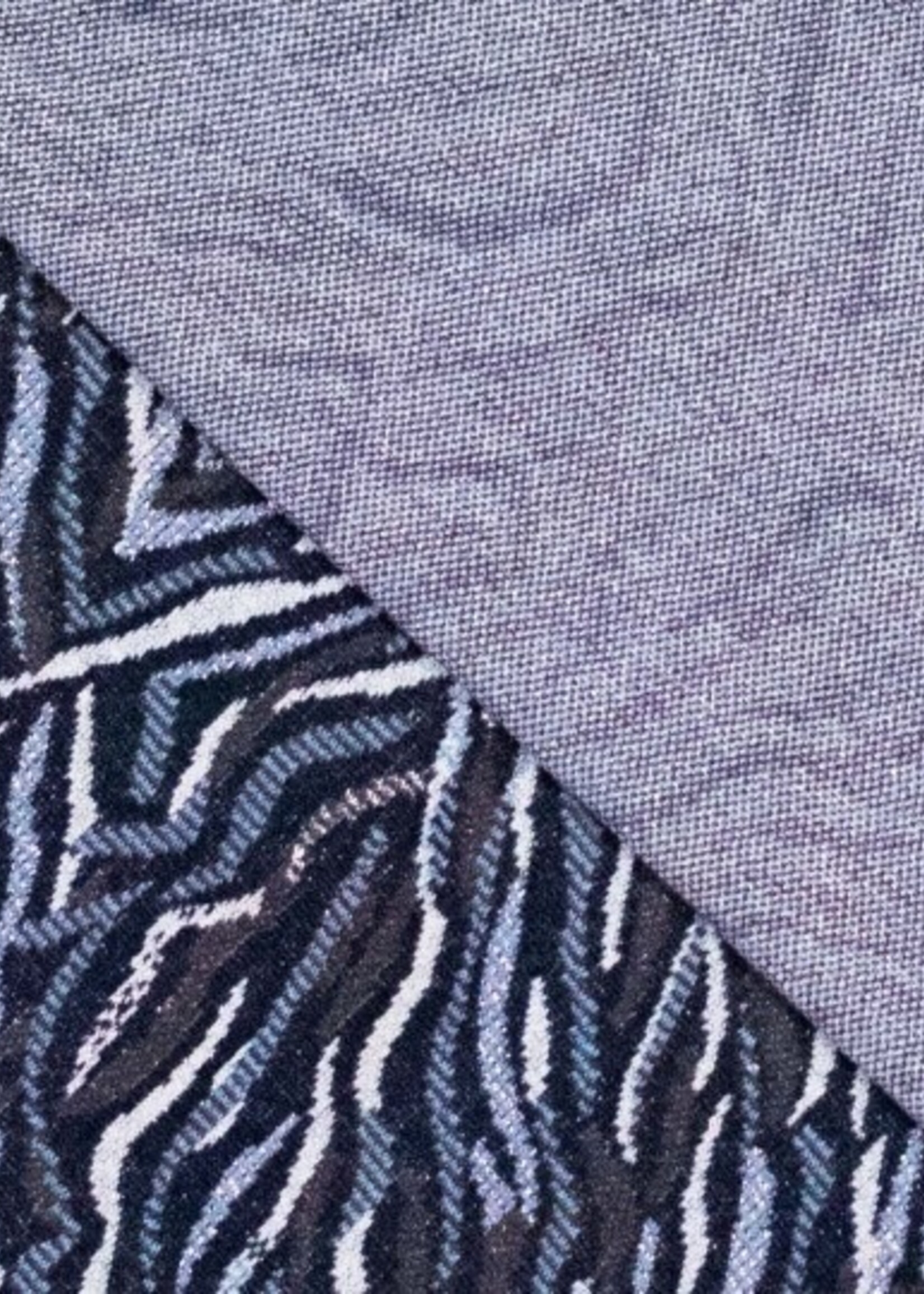 * Stof Rekbare Jacquard - Zebra Lurex