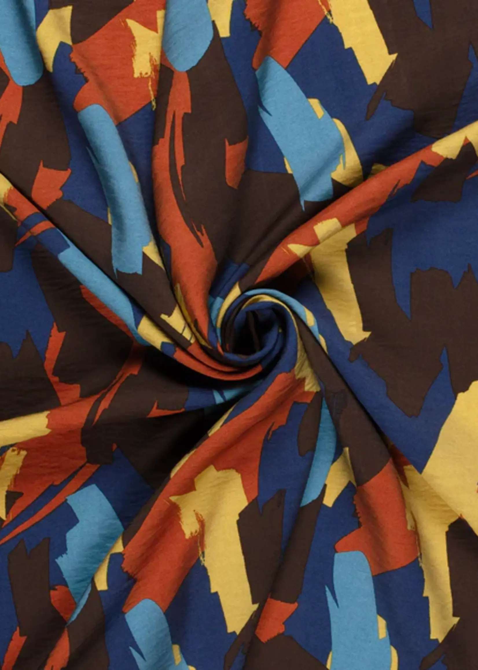 * Soepelvallende Twill Stof - Paint
