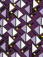 * Soepelvallende Stof - Purple Checks