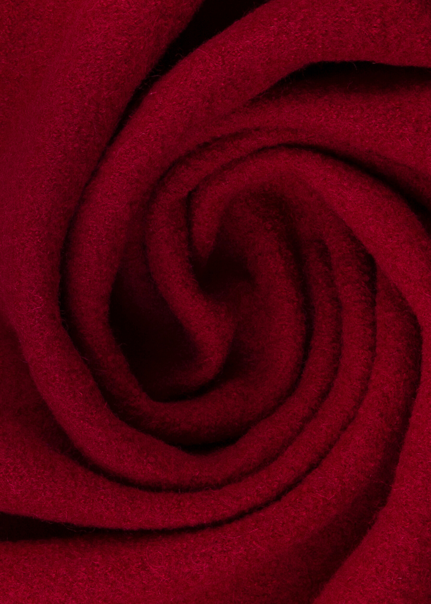 ° Stof Gekookte Wol - Rood