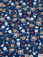 * Stof Flanel - KATIA - Zinnia Blue