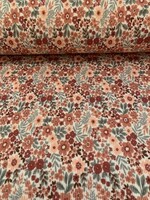 * Stof Structuurtricot - Flowers