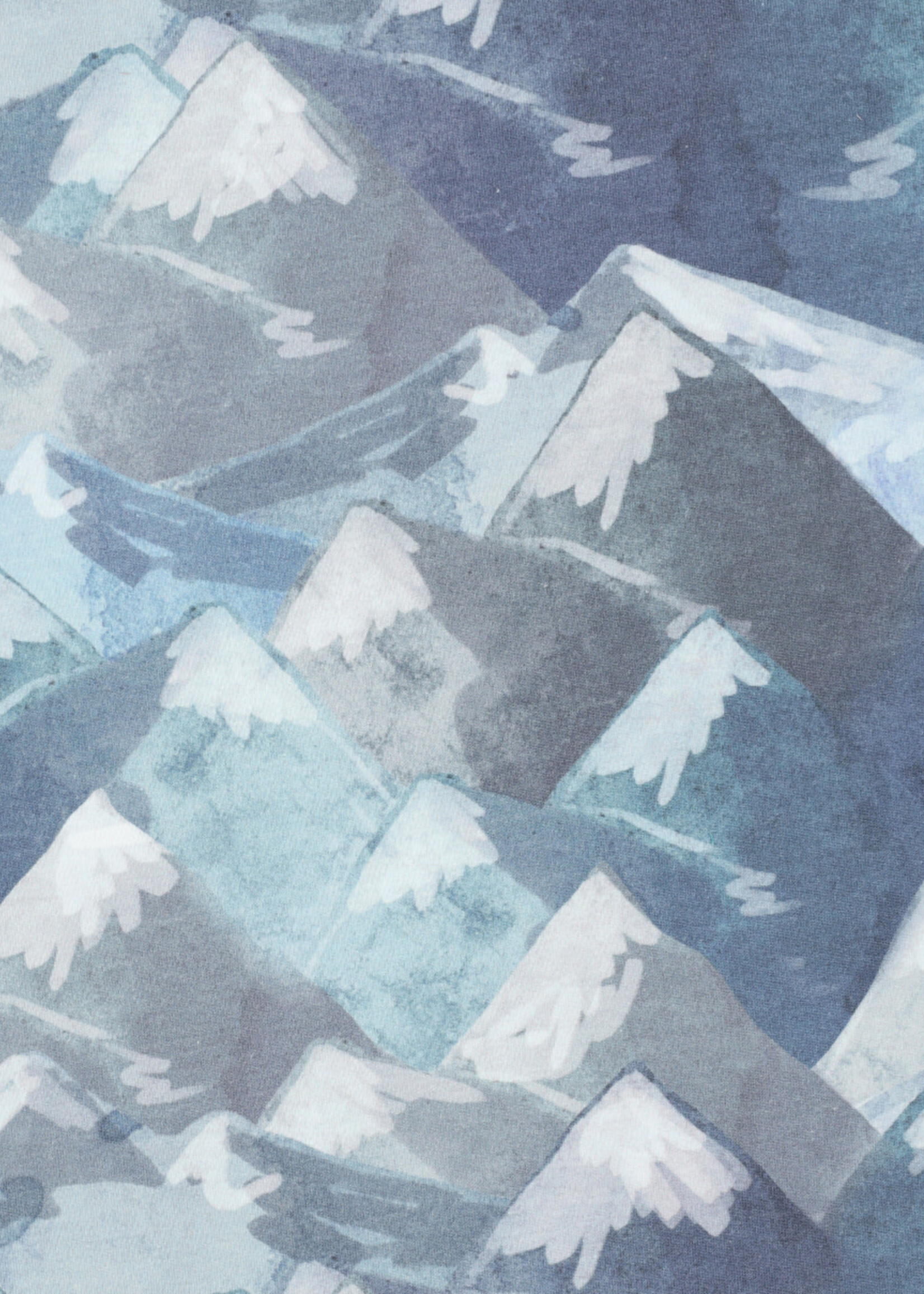 Poppy * Stof Sweater - POPPY Fabrics - Aquarel Mountains