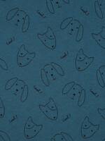 Poppy * Stof Jogging Sweater - POPPY Fabrics - Petrol Dogs
