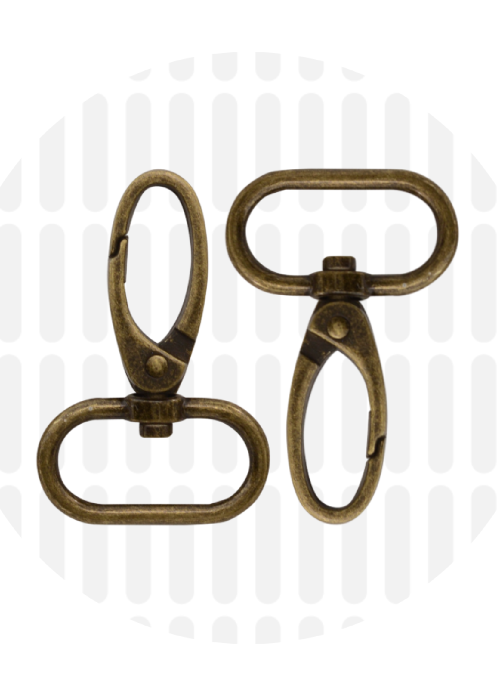 Zipper Zoo ° Musketon - Zipper Zoo - 25mm - Brons (per 2 stuks)