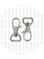 Zipper Zoo ° Musketon - Zipper Zoo - 12mm - Zilver (per 2 stuks)
