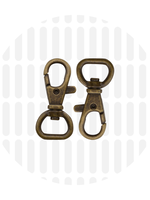 Zipper Zoo ° Musketon - Zipper Zoo - 12mm - Brons (per 2 stuks)