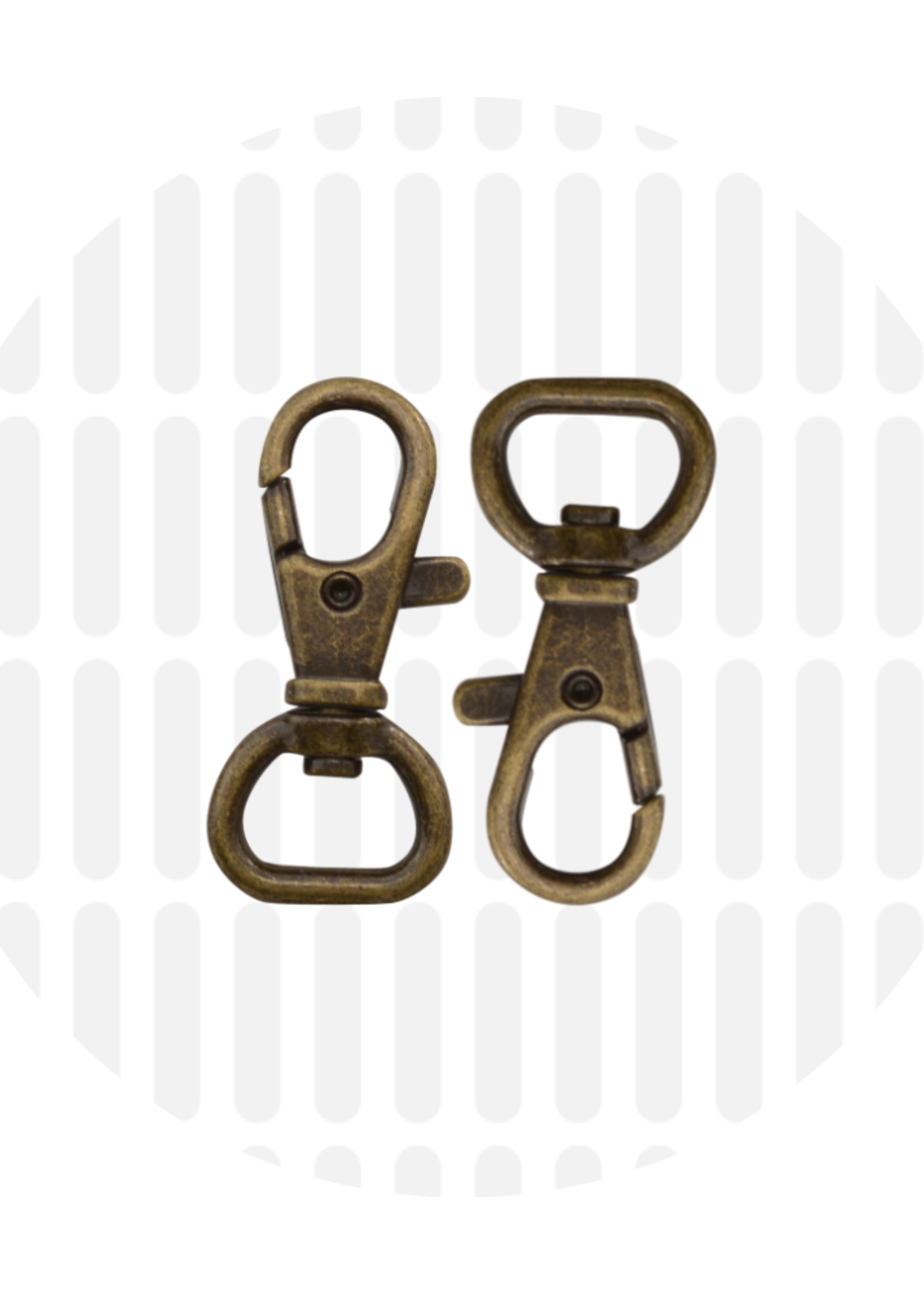Zipper Zoo ° Musketon - Zipper Zoo - 12mm - Brons (per 2 stuks)
