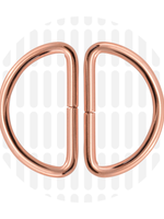 Zipper Zoo ° D-ring - Zipper Zoo - 40mm - Rosé (per 2 stuks)