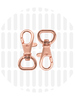 Zipper Zoo ° Musketon - Zipper Zoo - 12mm - Rosé (per 2 stuks)
