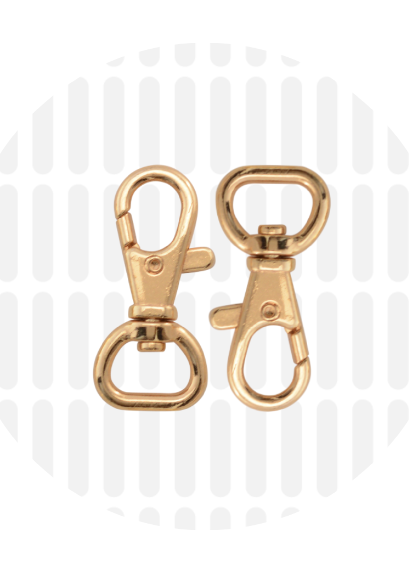 Zipper Zoo ° Musketon - Zipper Zoo - 12mm - Goud (per 2 stuks)