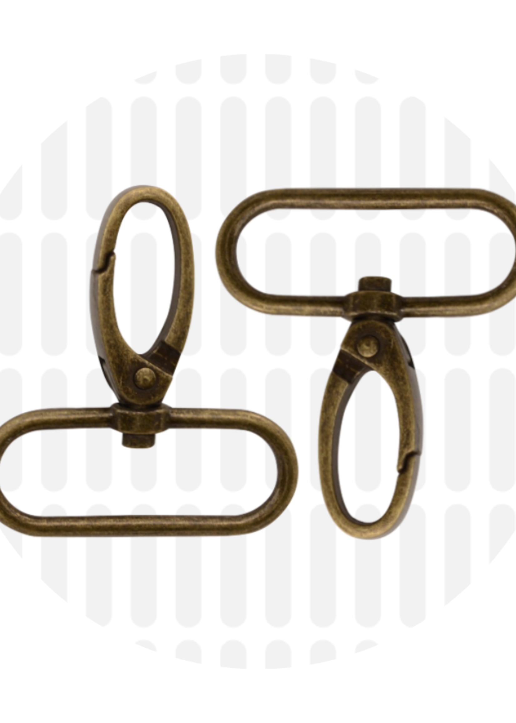Zipper Zoo ° Musketon - Zipper Zoo - 40mm - Brons (per 2 stuks)