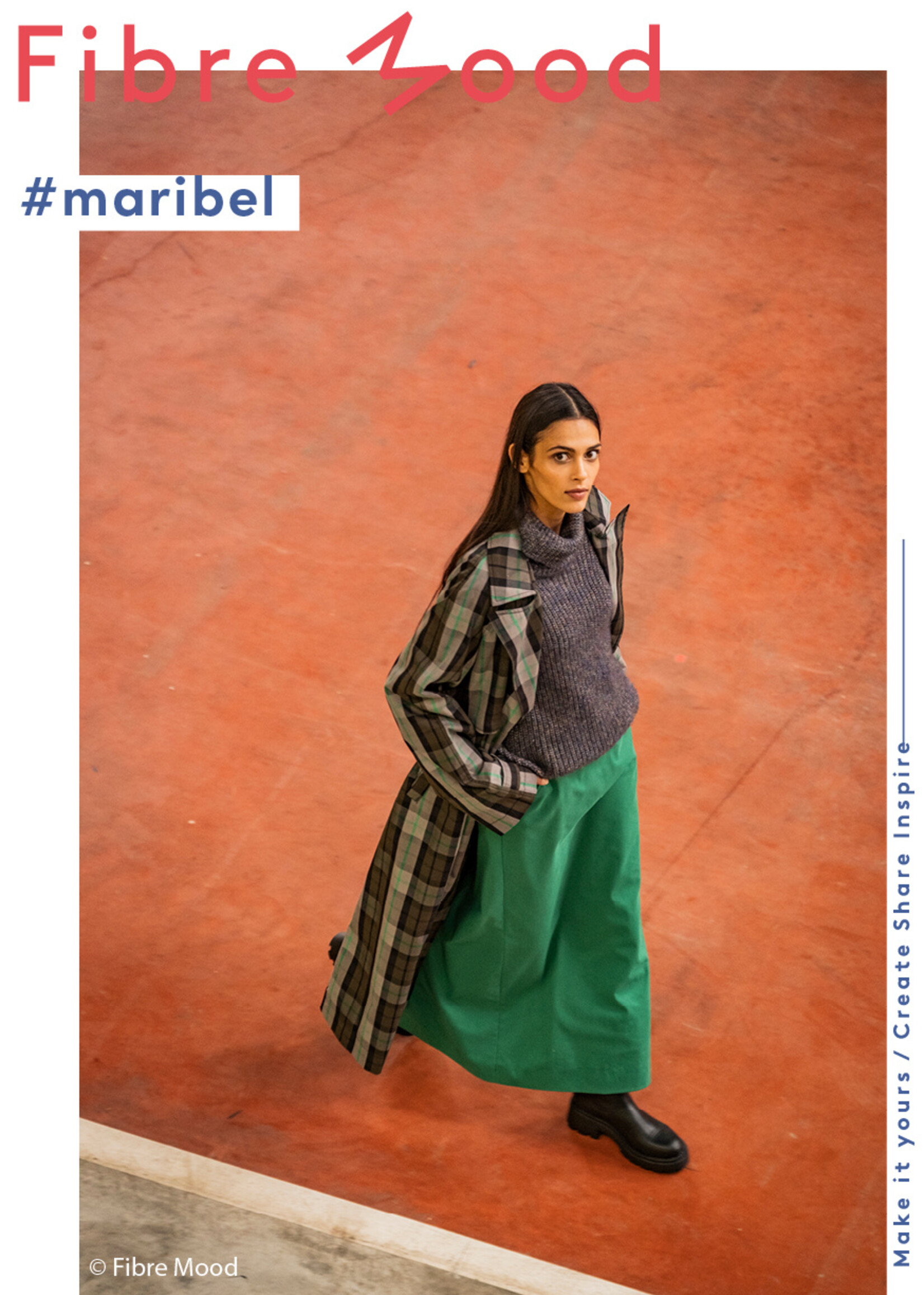 Fibre Mood ° Stof Twill Peach - Fibre Mood - Groen MARIBEL