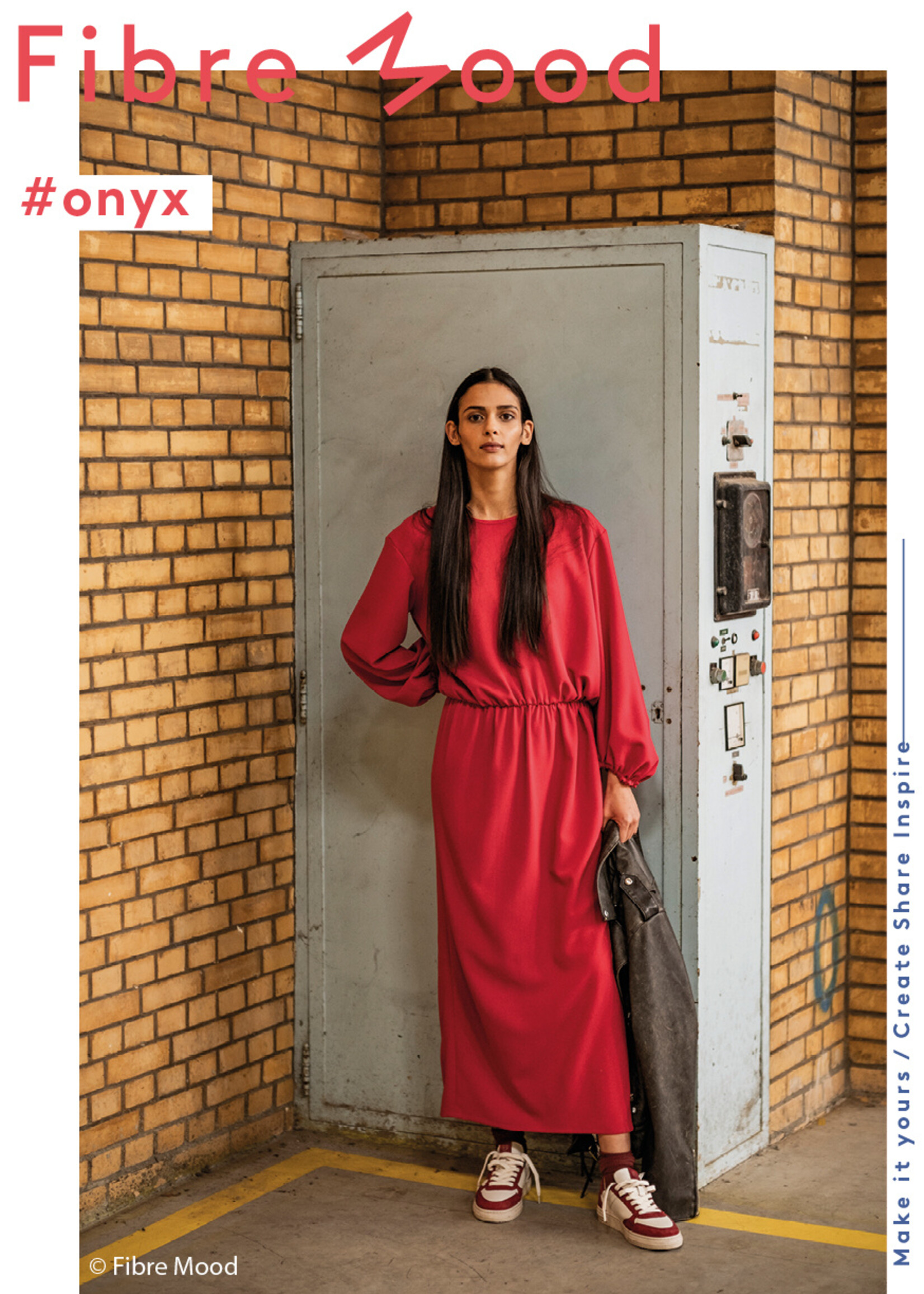 Fibre Mood ° Stof Crepe - Fibre Mood - Rood ONYX
