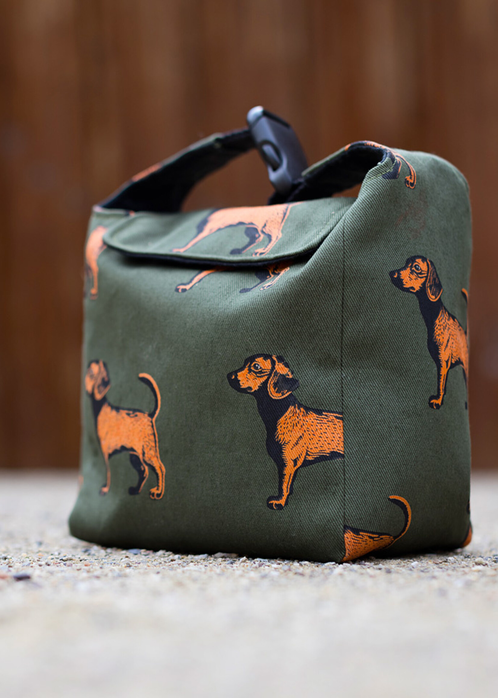 See You at Six ° Stof Katoen Canvas Gabardine Twill - See You at Six - Doggies - Bosgroen