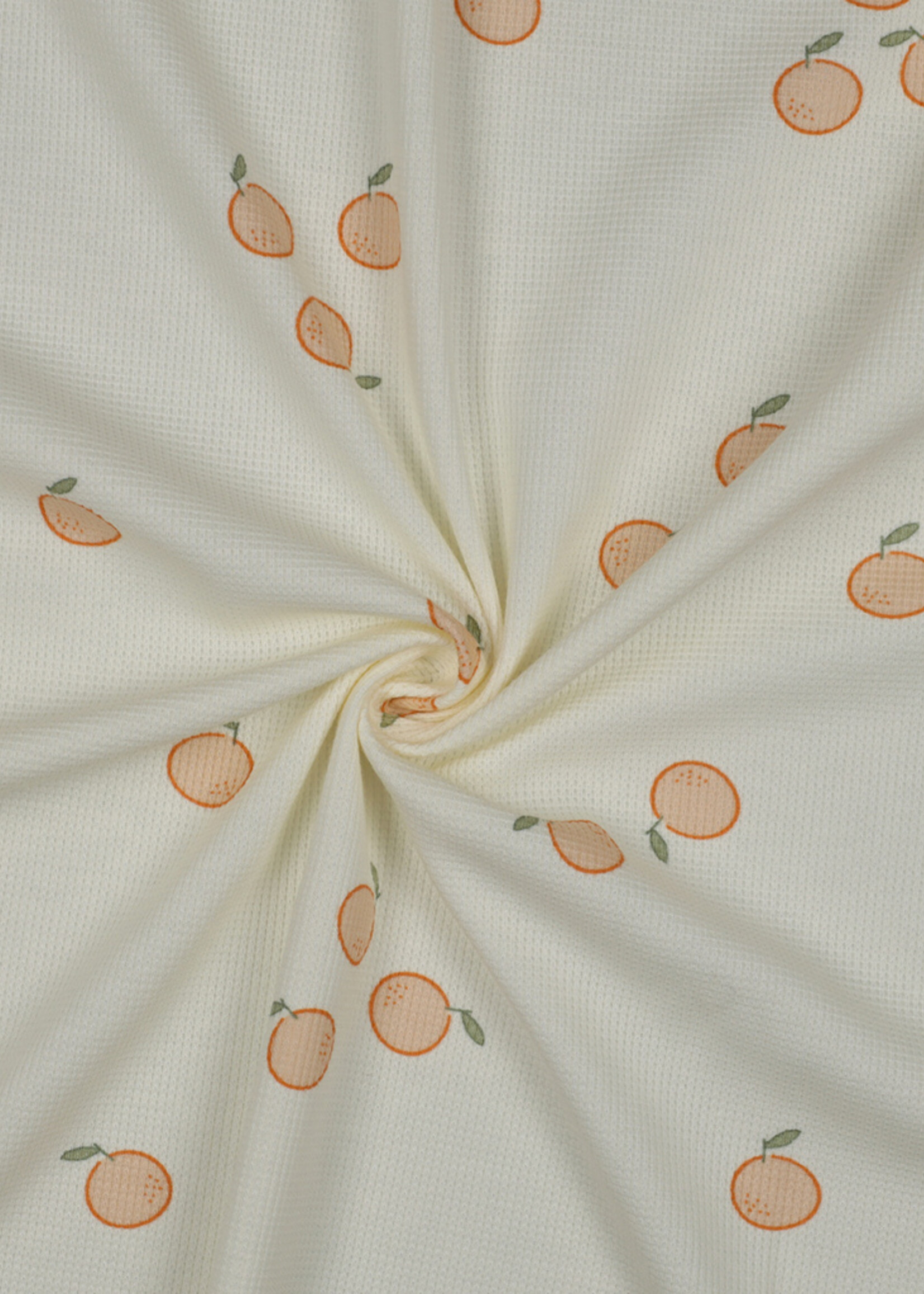 Poppy ° Stof Wafeltricot - POPPY - Oranges