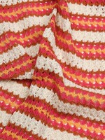 Editex ° Stof Crochet - Stripes - Pink