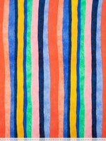 ° Soepelvallende Stof Lyocell - Colorful Stripes
