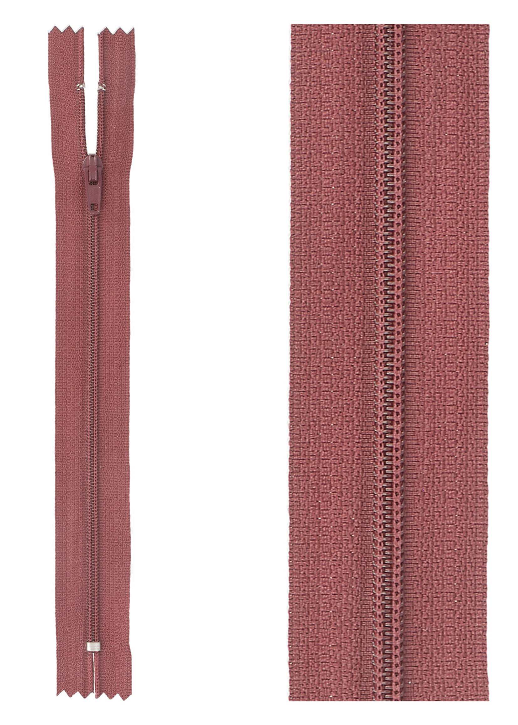 ° Rits - Niet Deelbaar - Bordeaux Rood (kleurcode 527)