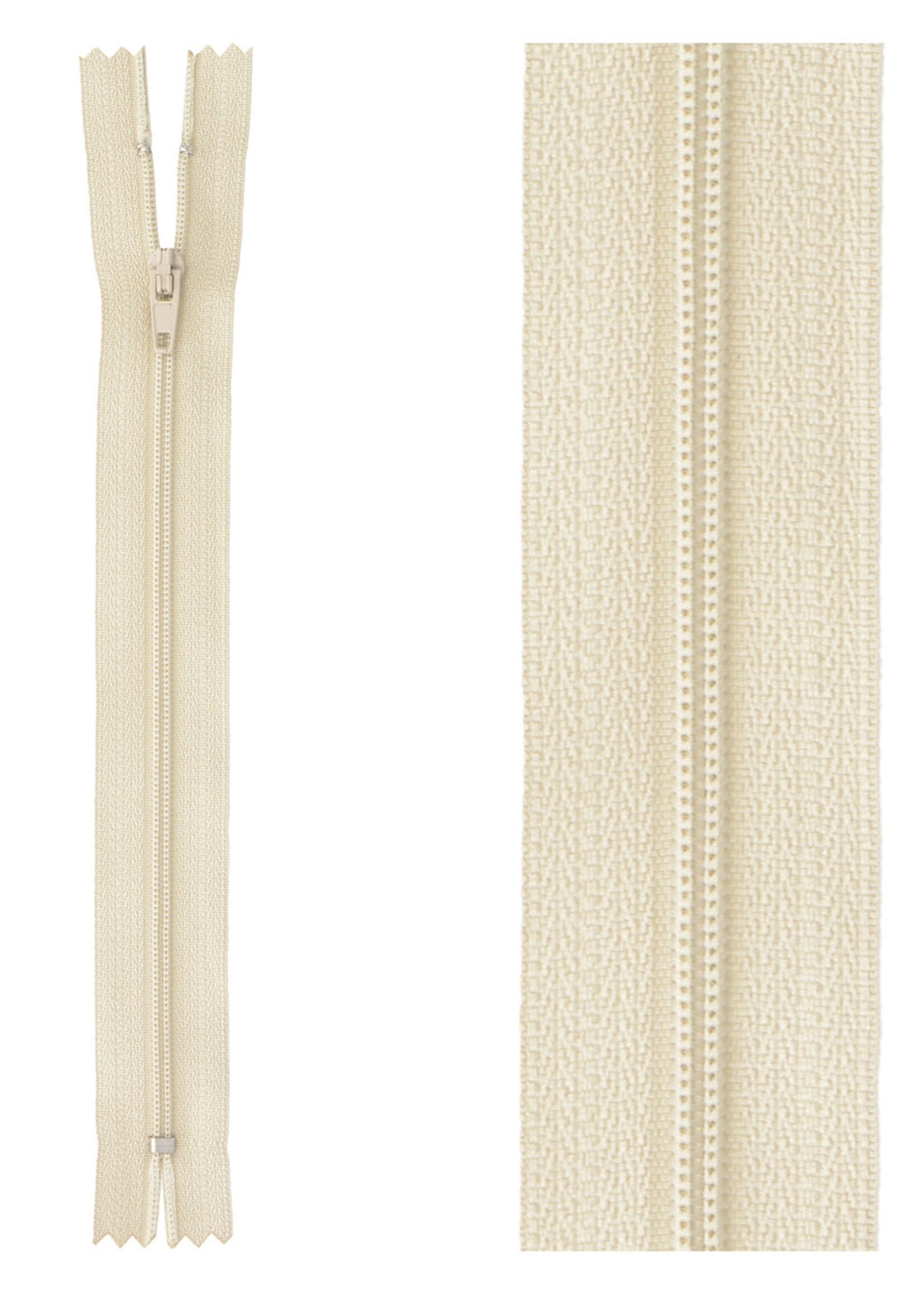 ° Rits - Niet Deelbaar - Beige (kleurcode 572)