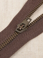 ° Metalen Rits - Deelbaar - Bruin (kleurcode 570)