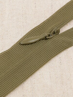 ° Naadverdekte of Blinde Rits - Niet-Deelbaar - Kaki (kleurcode 565)