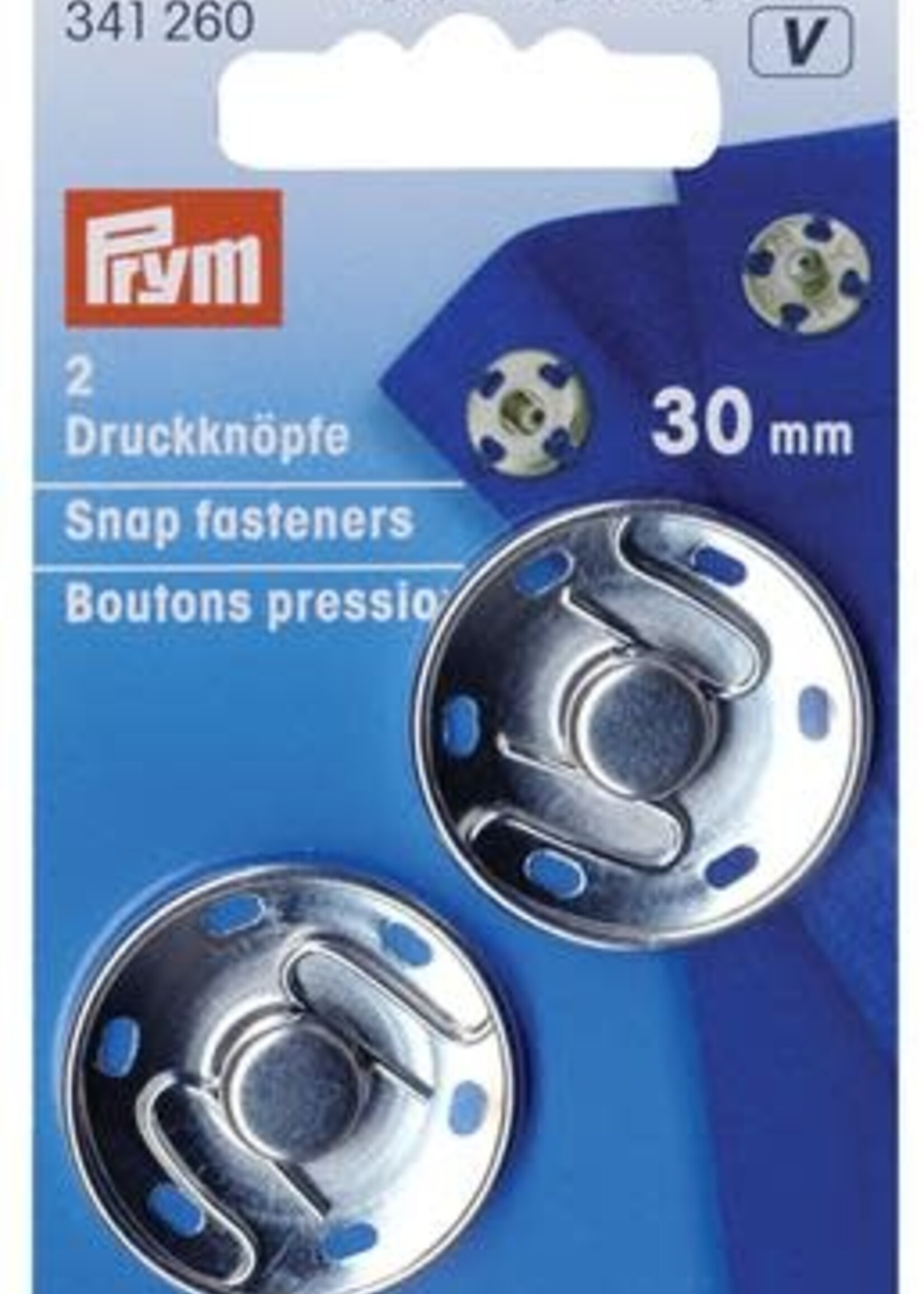 Prym ° Prym - Aannaaidrukknopen - 30mm - Zilver