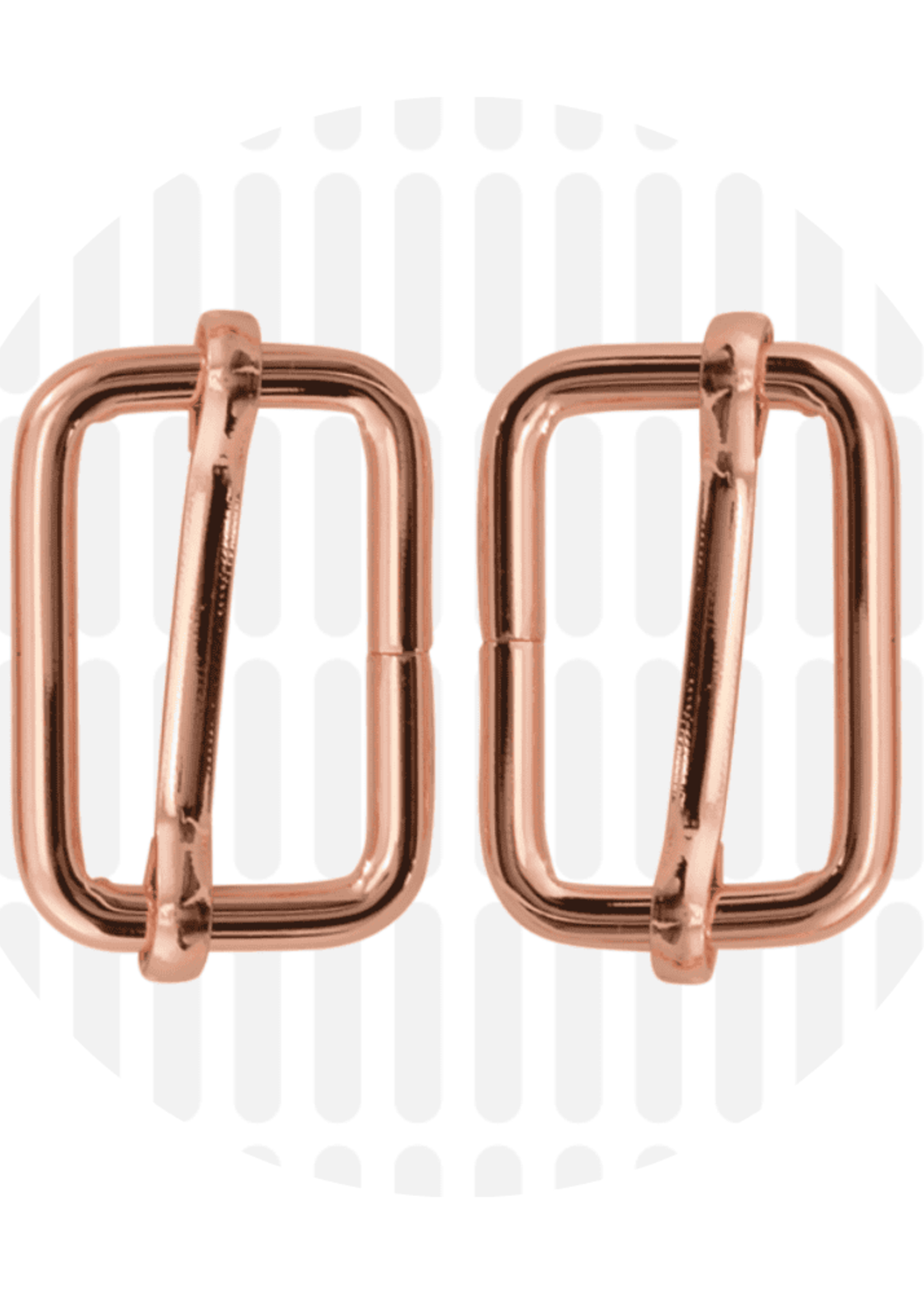 Zipper Zoo ° Schuifgesp - Zipper Zoo - 25mm - Rosé (per 2 stuks)