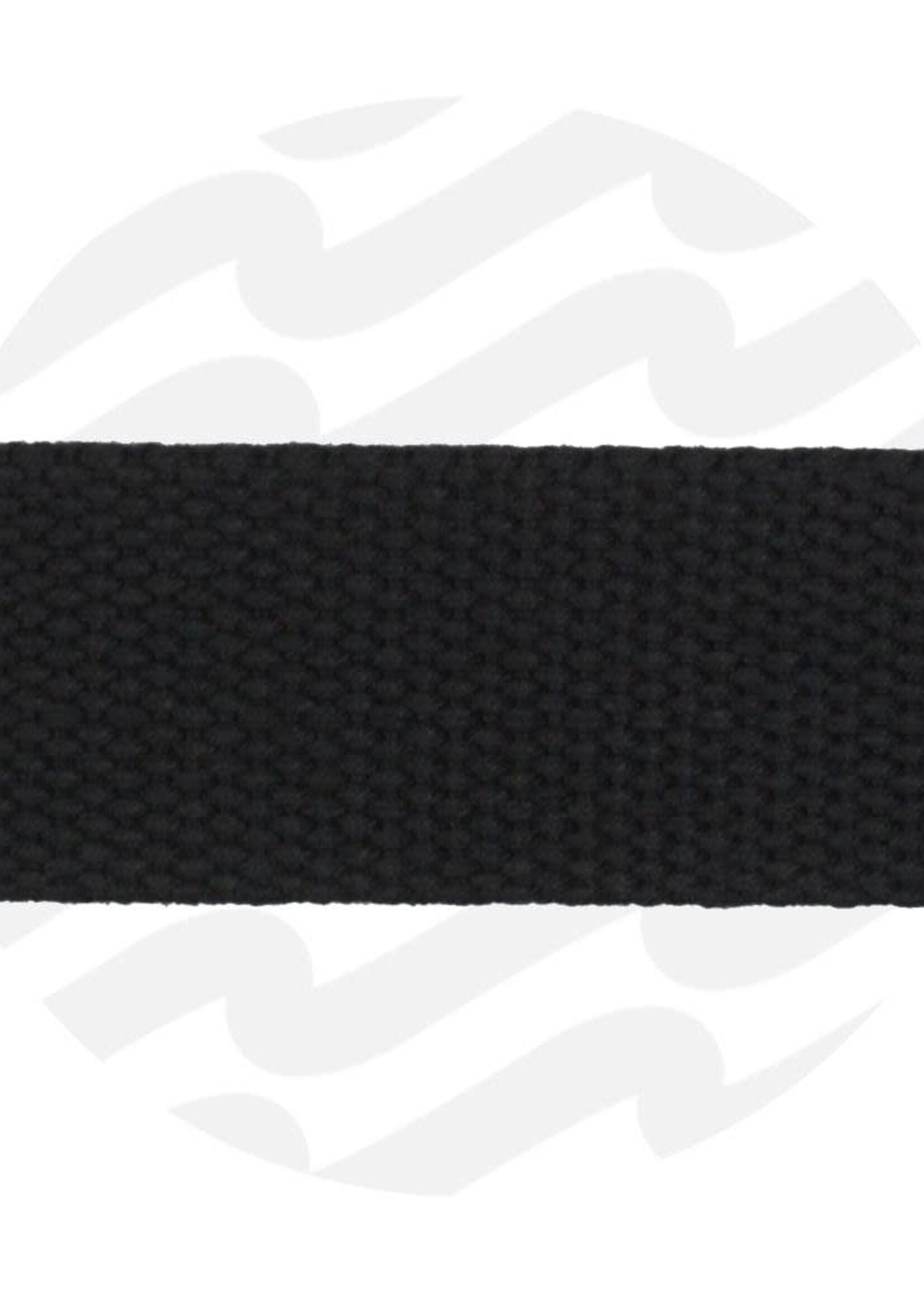 Tassenband - 25 mm breed - Zwart