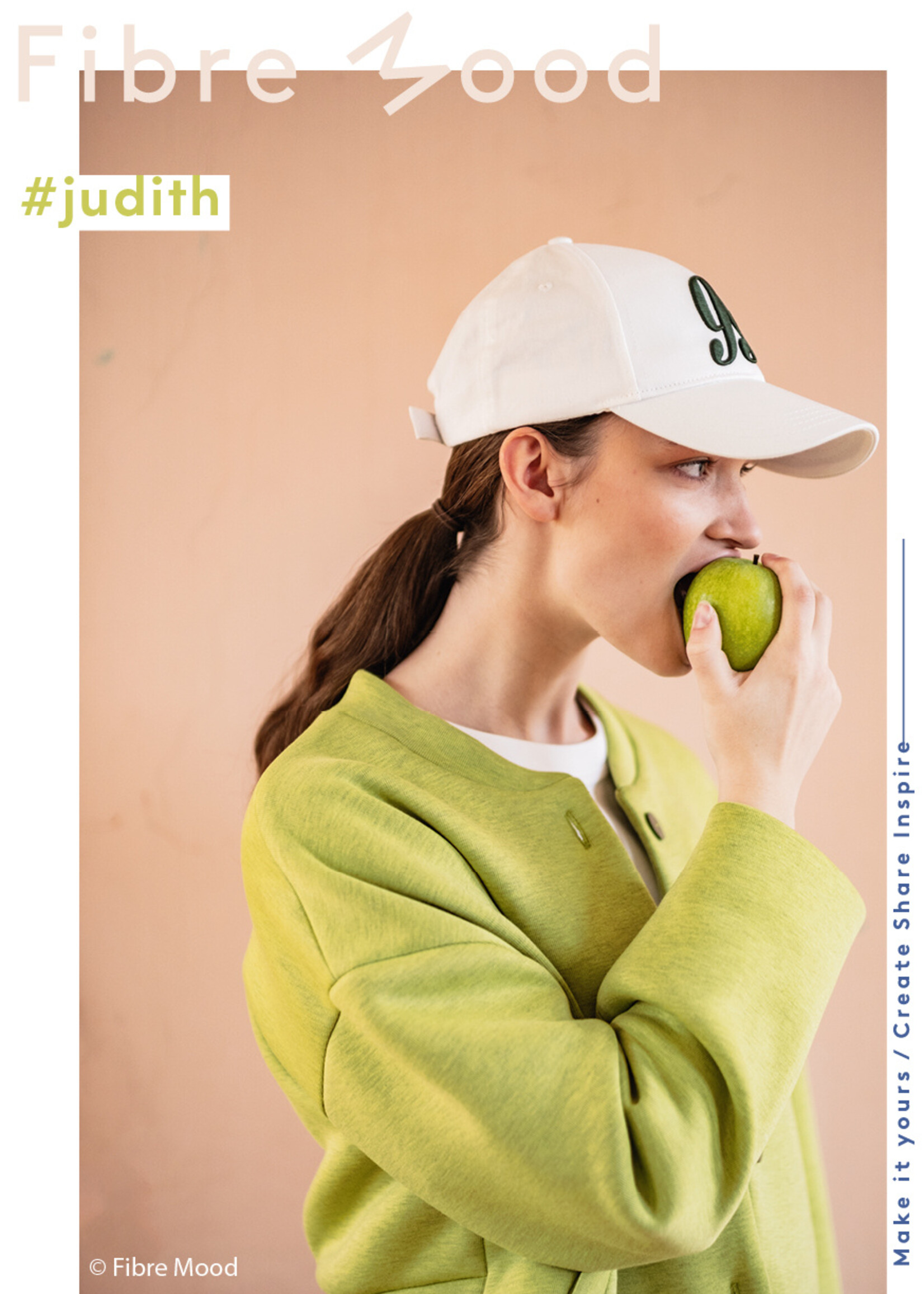 Fibre Mood ° Stof Scuba Neopreen - Fibre Mood - Bright Lemon JUDITH