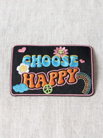 ° Strijkapplicatie - Choose Happy