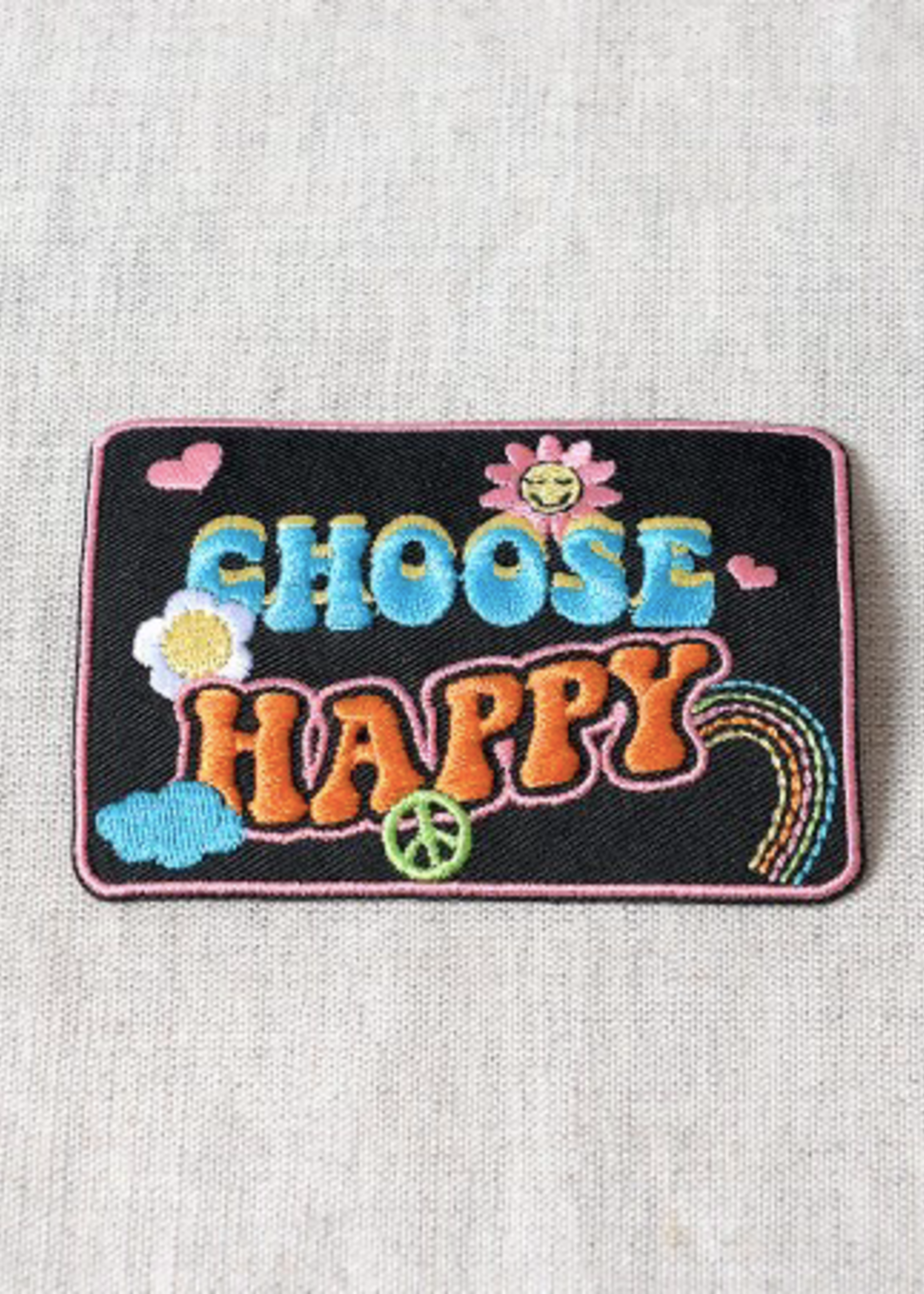 ° Strijkapplicatie - Choose Happy