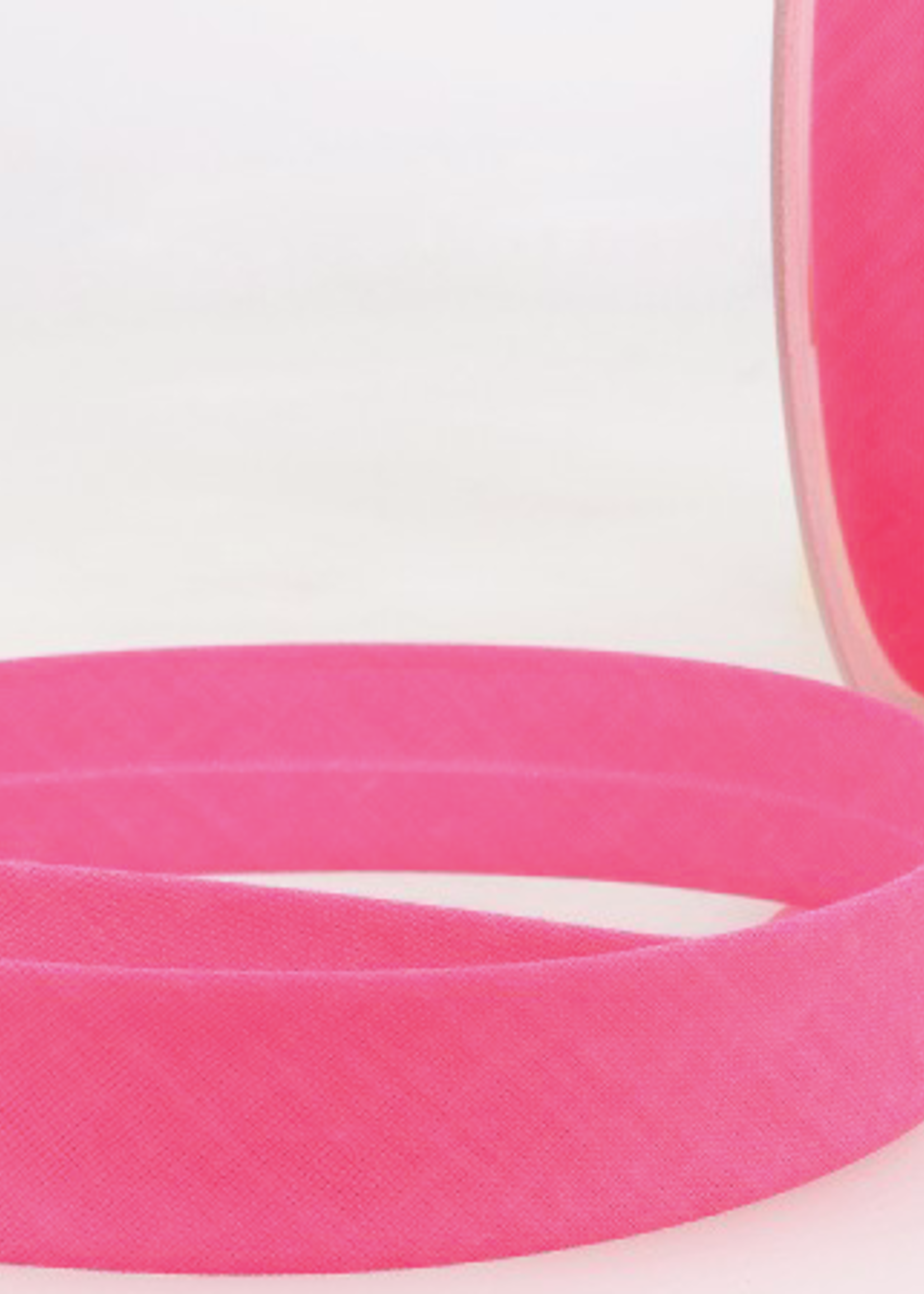 ° Biais - 20mm - Fluo Roze