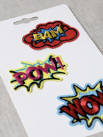° Strijkpatch - WOW