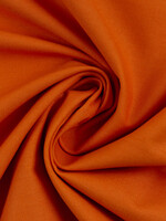 * Stof Katoen - Effen - Oranje