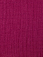 ° Stof Double Gauze - Fuchsia