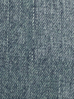 ° Stof French Terry - Denim - Jeans Blue