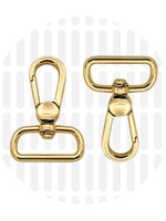 Zipper Zoo ° Musketon - Zipper Zoo - 25mm - Goud (per 2 stuks)