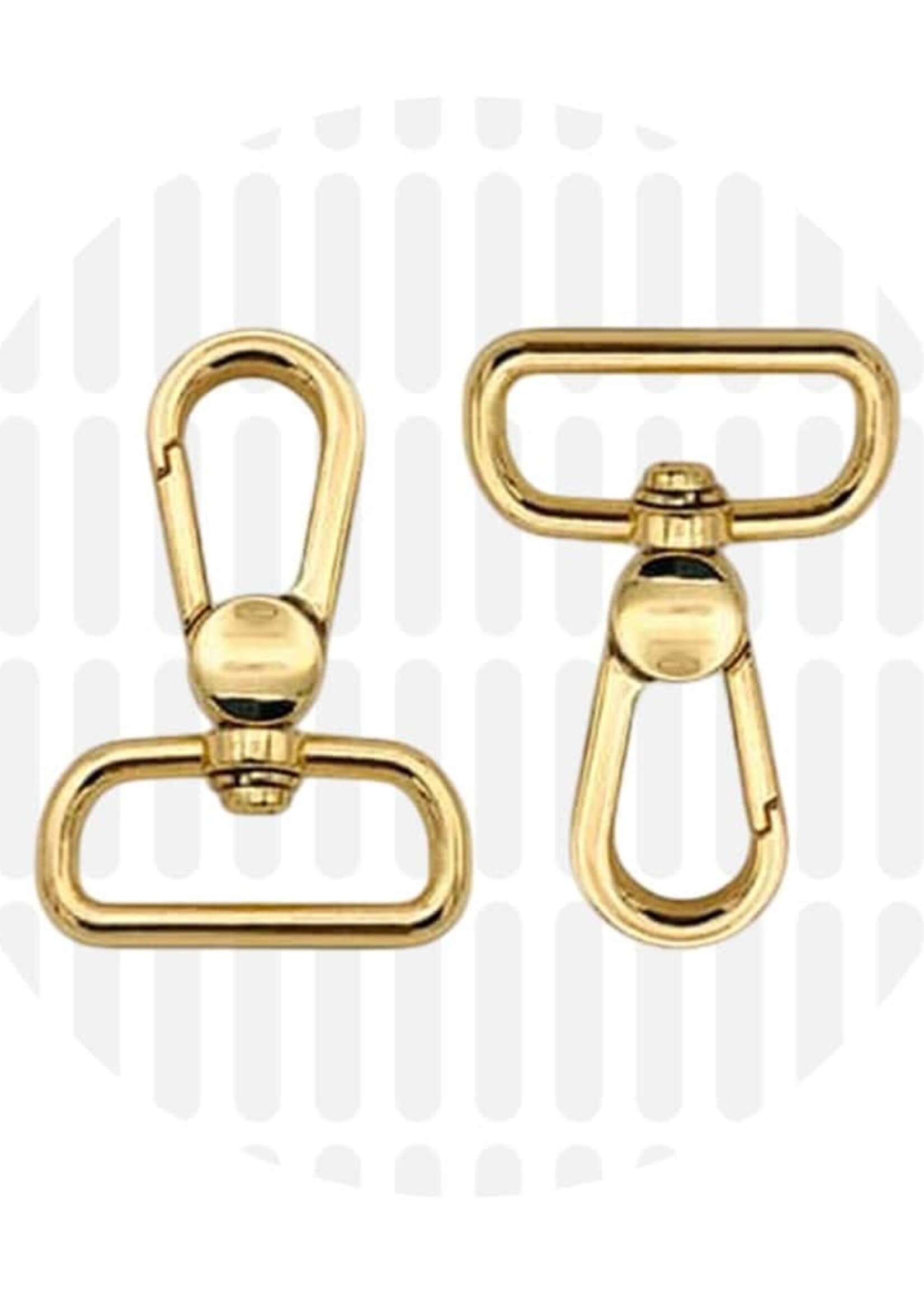 Zipper Zoo ° Musketon - Zipper Zoo - 25mm - Goud (per 2 stuks)
