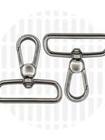 Zipper Zoo ° Musketon - Zipper Zoo - 40mm - Zilver (per 2 stuks)