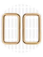 Zipper Zoo ° Passant - Zipper Zoo - 40mm - Goud (per 2 stuks)